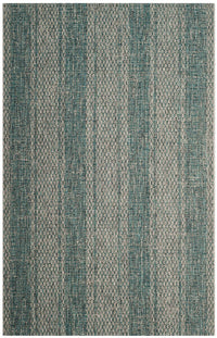 Safavieh Courtyard Cy8736-37212 Light Grey / Teal Area Rug