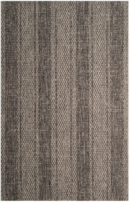 Safavieh Courtyard Cy8736-37612 Light Grey / Black Area Rug