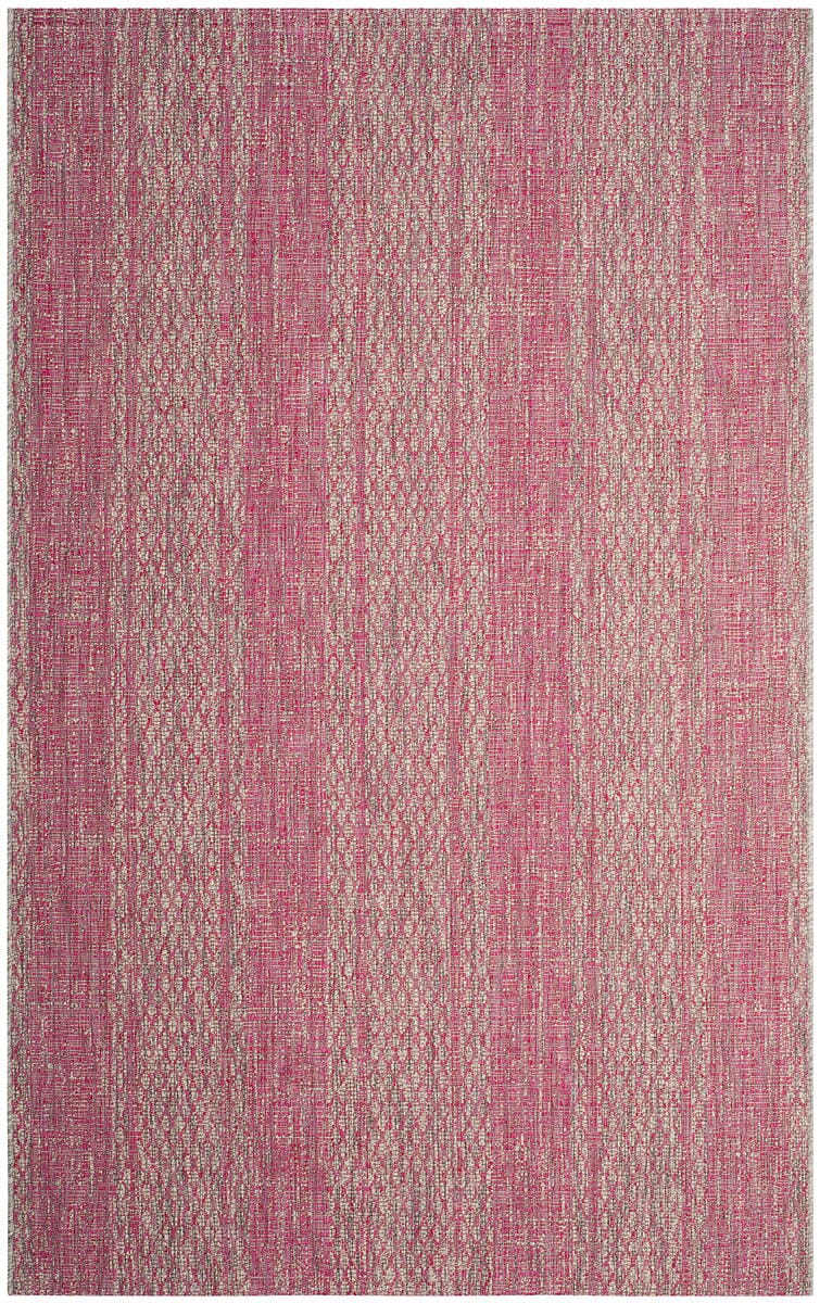 Safavieh Courtyard Cy8736-39712 Light Grey / Fuchsia Area Rug