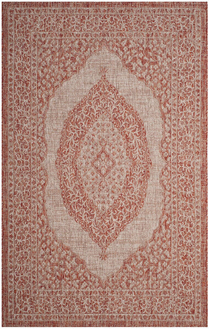 Safavieh Courtyard Cy8751-36512 Light Beige / Terracotta Area Rug