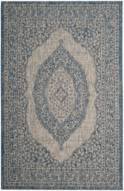 Safavieh Courtyard Cy8751-36812 Light Grey / Blue Area Rug