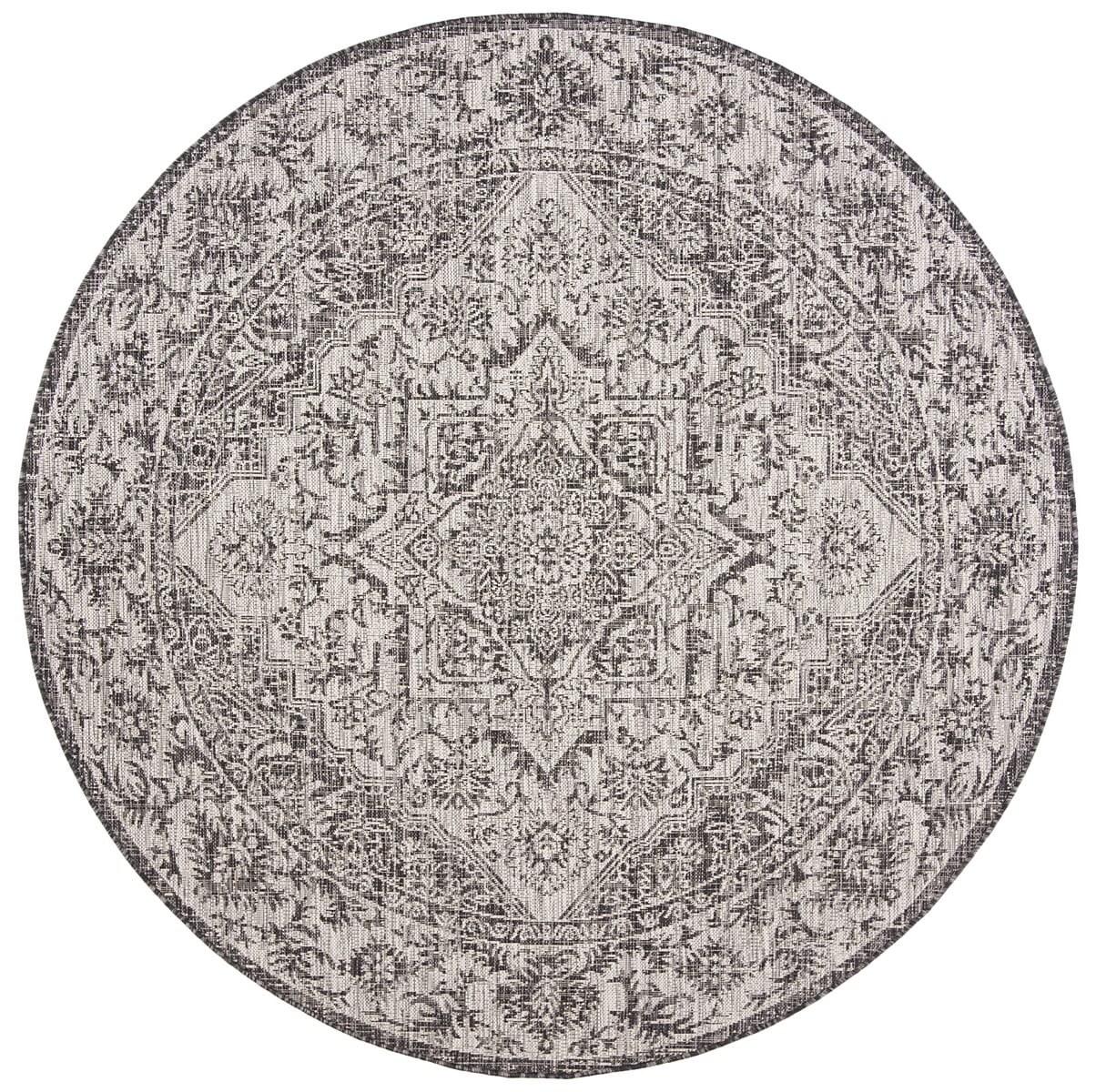 Safavieh Courtyard Cy8763-376 Slate / Grey Area Rug