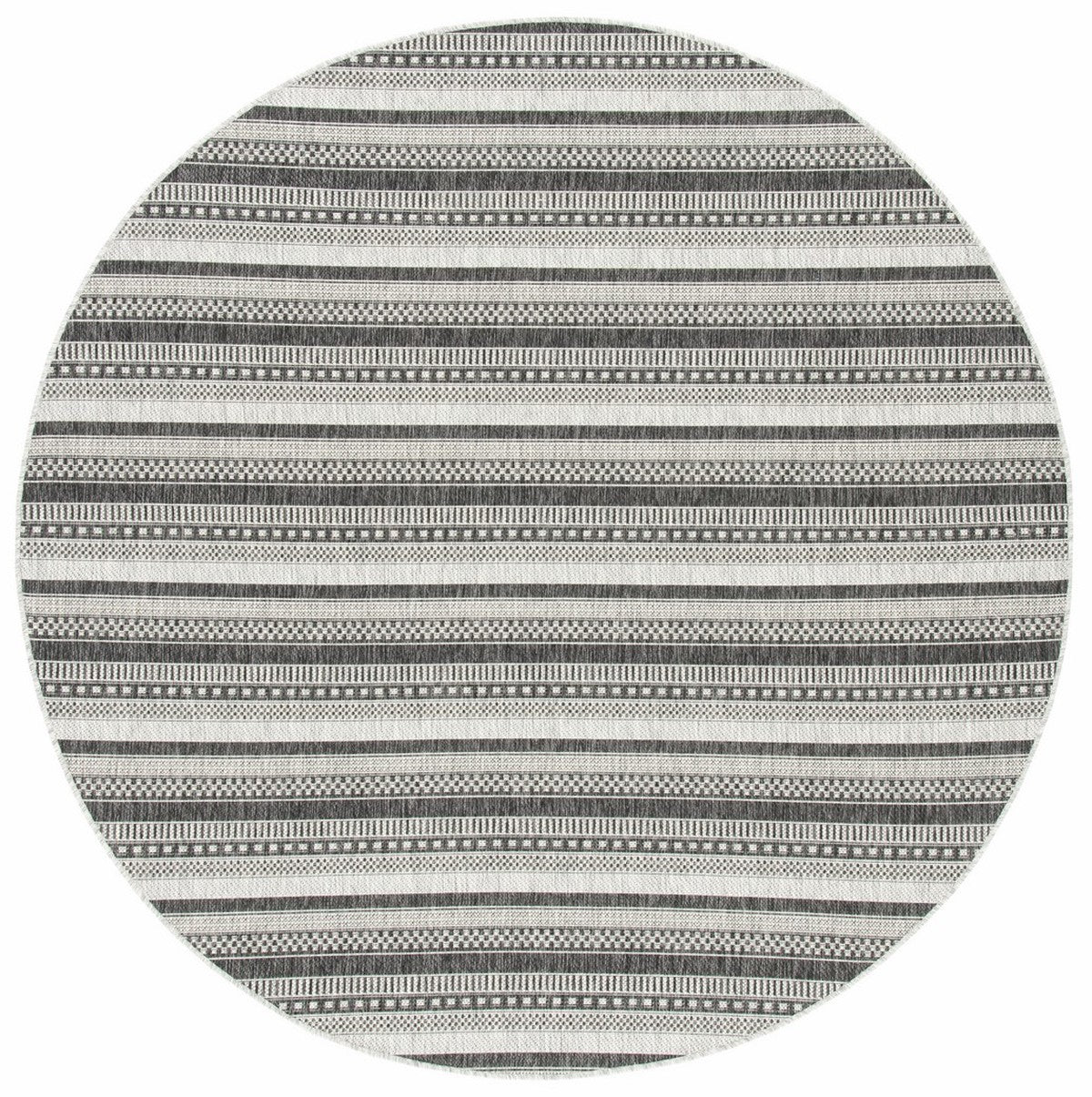 Safavieh Courtyard Cy8784-37612 Black/Grey Area Rug