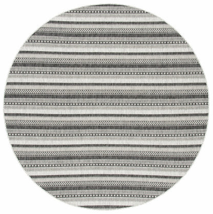 Safavieh Courtyard Cy8784-37612 Black/Grey Area Rug