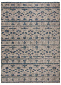 Safavieh Courtyard Cy8863-36812 Grey / Navy Moroccan Area Rug