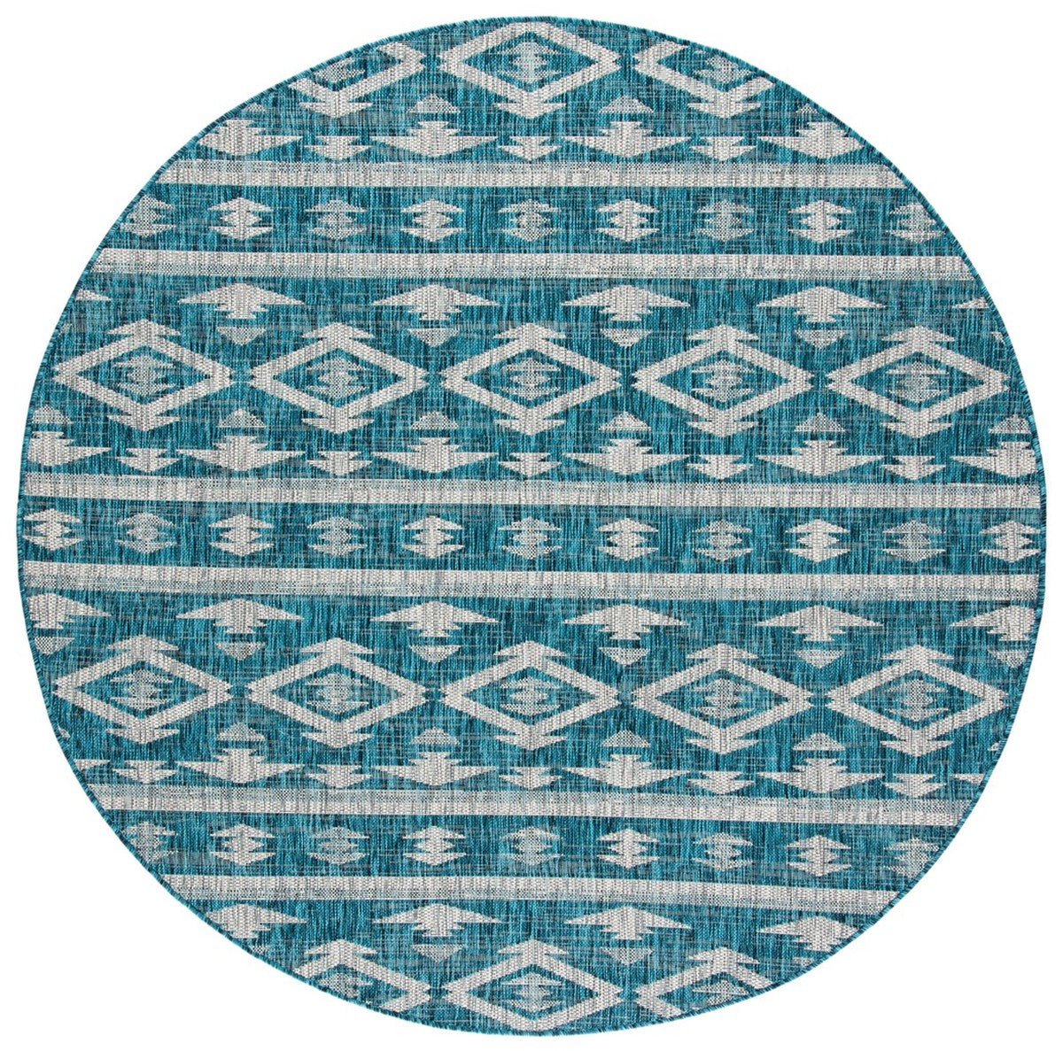 Safavieh Courtyard Cy8863-37221 Teal/Grey Area Rug