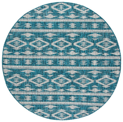 Safavieh Courtyard Cy8863-37221 Teal/Grey Area Rug