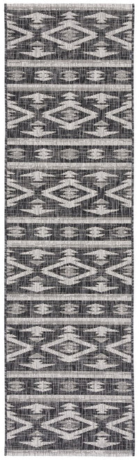 Safavieh Courtyard Cy8863-37621 Black/Grey Area Rug