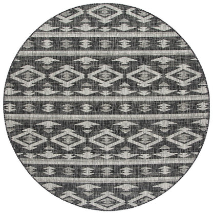 Safavieh Courtyard Cy8863-37621 Black/Grey Area Rug