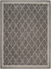 Safavieh Courtyard Cy8871-36621 Black / Beige Geometric Area Rug