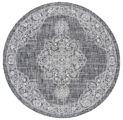 Safavieh Courtyard Cy8966-37621 Black/Grey Area Rug