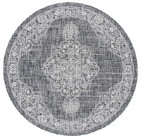 Safavieh Courtyard Cy8966-37621 Black/Grey Area Rug