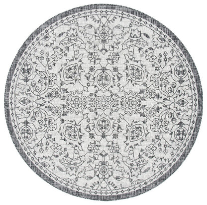 Safavieh Courtyard Cy8968-37612 Grey/Black Area Rug