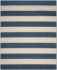 Safavieh Courtyard Cyb6600-268 Navy / Beige Striped Area Rug