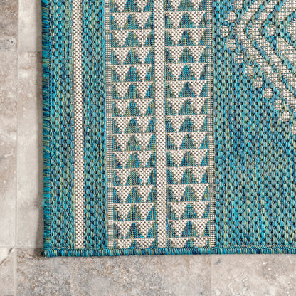 Nuloom Ranya Tribal Nra1766B Green Area Rug