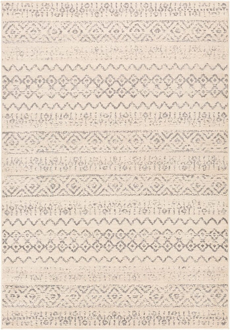 Surya City Light Cyl-2309 Charcoal, Wheat, Cream, Light Gray Rugs.