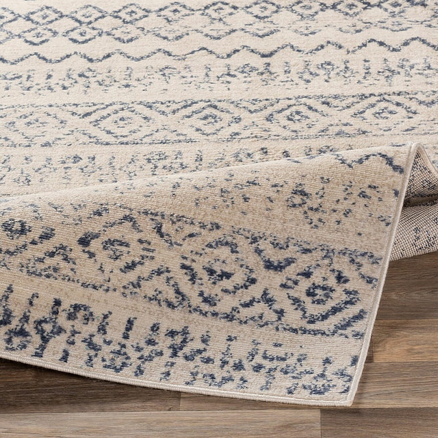 Surya City Light Cyl-2311 Denim, Wheat, Cream Rugs.