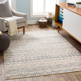 Surya City Light Cyl-2311 Denim, Wheat, Cream Rugs.