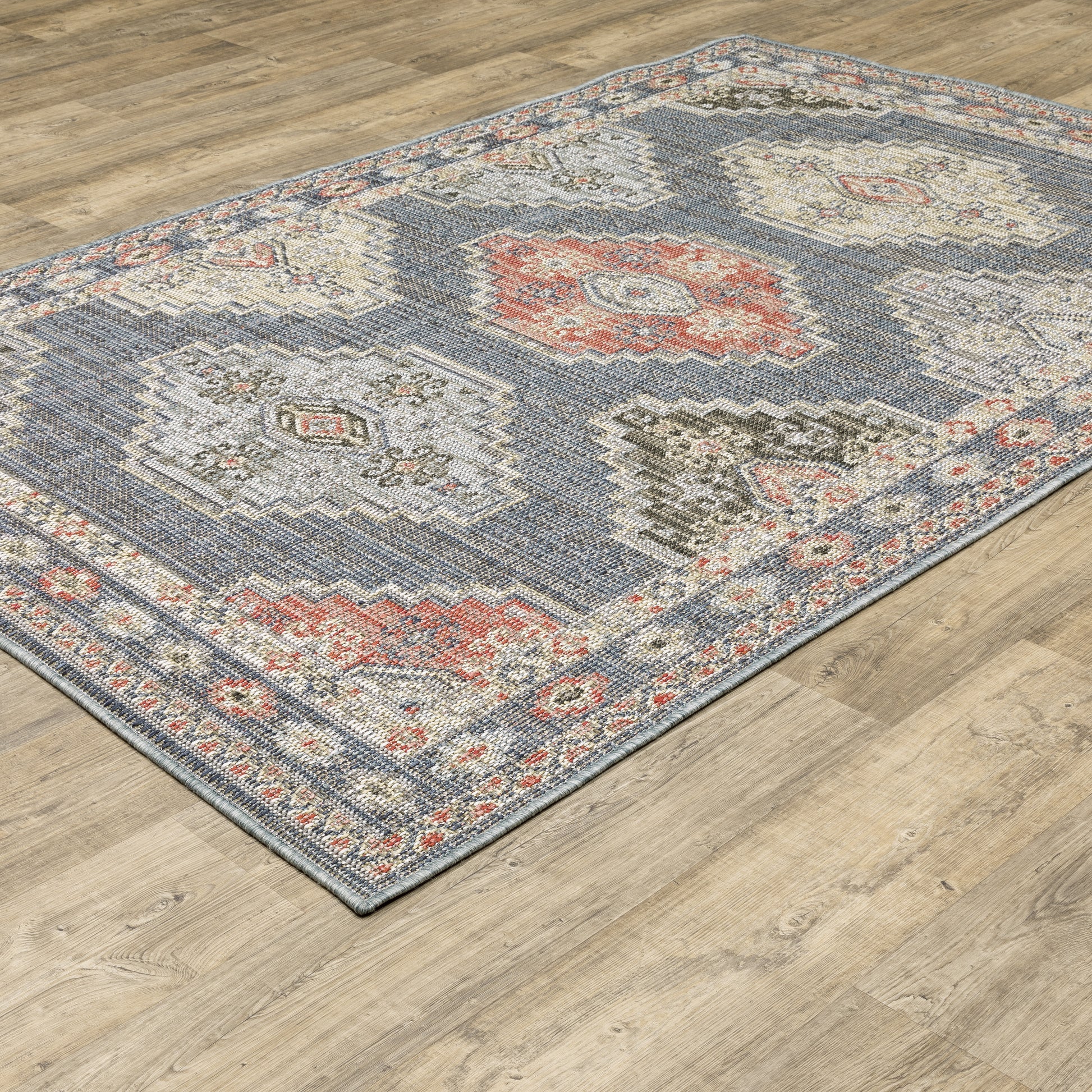 Oriental Weavers Sphinx Cyprus 020B4 Blue/ Multi Area Rug