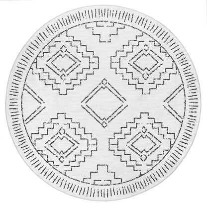 AreaRugs.com Wavaj Nwa1048A White Area Rug