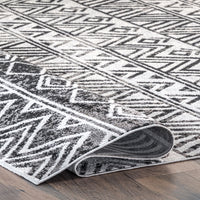 AreaRugs.com Wavaj Nwa1274B Gray Area Rug