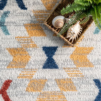 Nuloom Paula Aztec Trellis Npa2924A Beige Area Rug