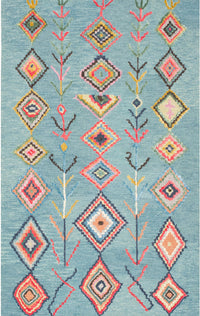 Nuloom Belini Nbe2598F Turquoise Area Rug