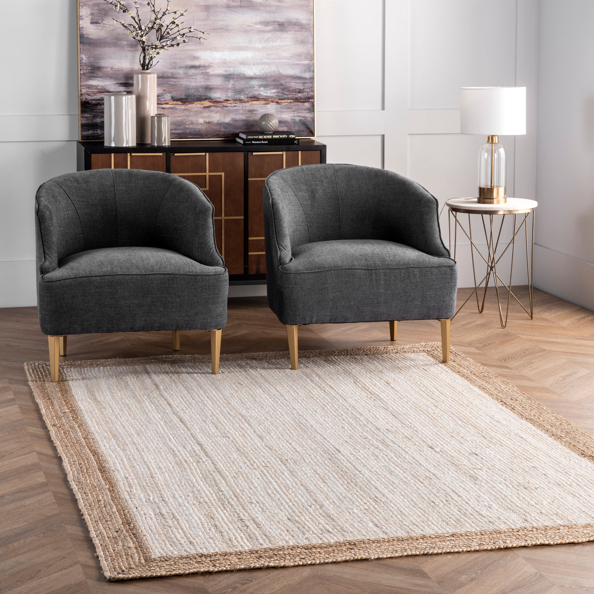 Nuloom Eleonora Nel3515D White Area Rug