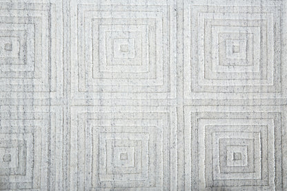 Feizy Redford 8670F White/Silver Area Rug