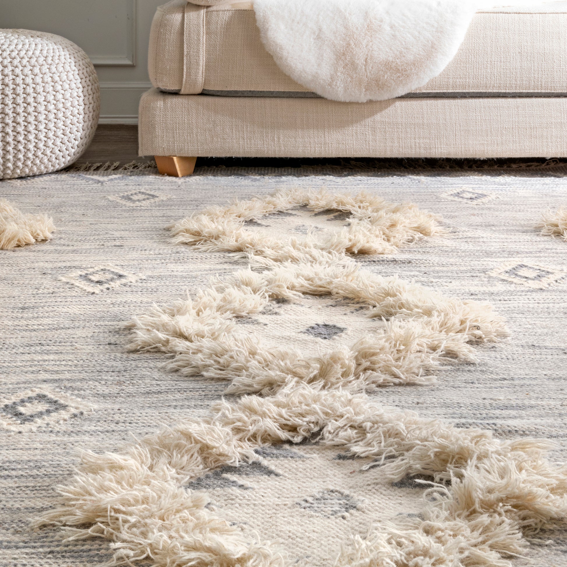 Nuloom Savannah Moroccan Nsa3319D Light Gray Area Rug