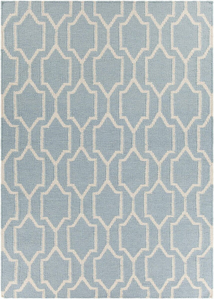 Chandra Dacio Dac-34601 Blue Geometric Area Rug