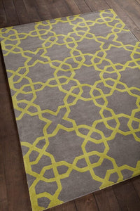 Chandra Davin Dav-25802 Gray Geometric Area Rug