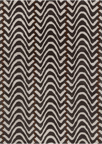 Chandra Davin Dav-25813 Beige Chevron Area Rug