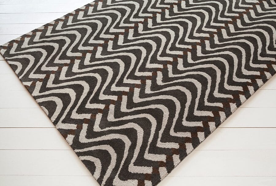 Chandra Davin Dav-25813 Beige Chevron Area Rug