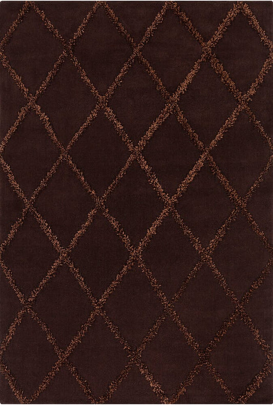 Chandra Davin Dav-25816 Brown Geometric Area Rug