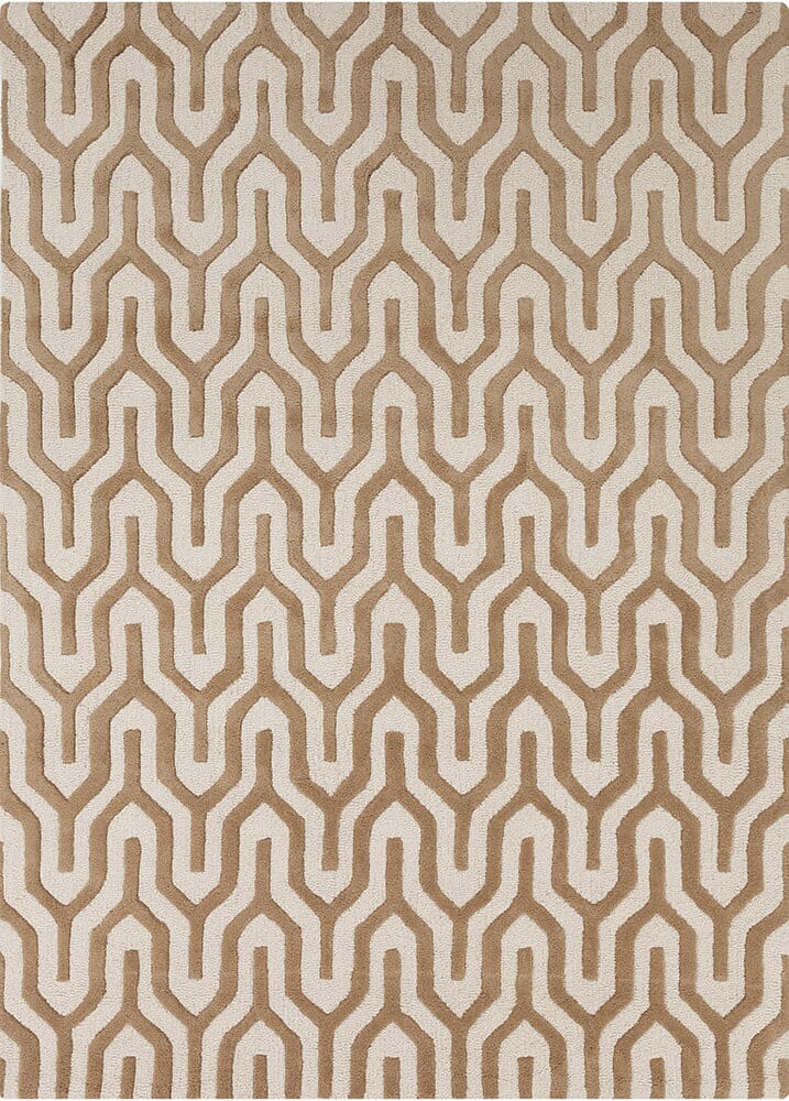 Chandra Davin Dav-25818 Tan / Cream Damask Area Rug