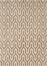 Chandra Davin Dav-25818 Tan / Cream Damask Area Rug