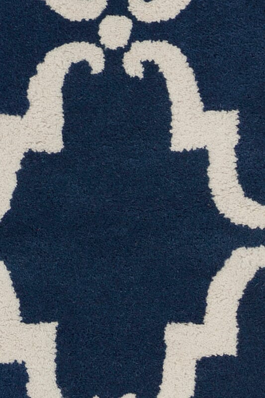 Chandra Davin Dav-25825 Blue Geometric Area Rug