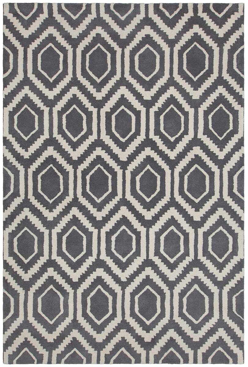 Chandra Davin Dav-25838 Gray Geometric Area Rug