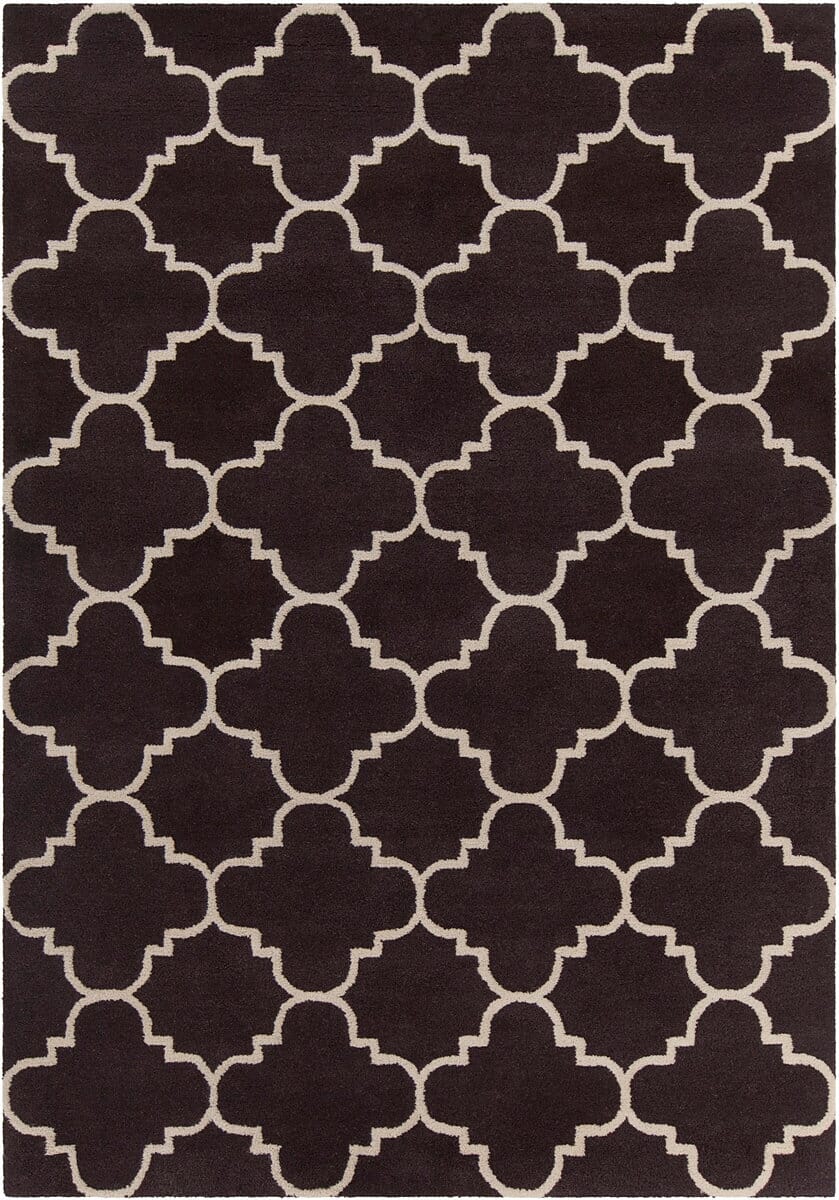 Chandra Davin Dav-25841 Brown Geometric Area Rug