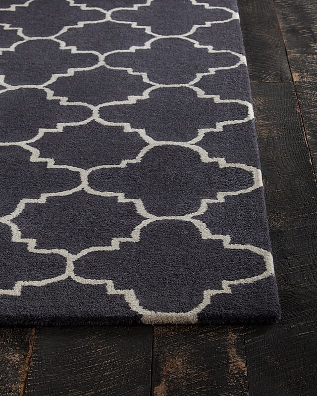 Chandra Davin Dav-25845 Black Geometric Area Rug