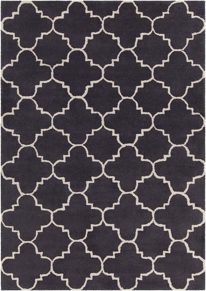 Chandra Davin Dav-25845 Black Geometric Area Rug