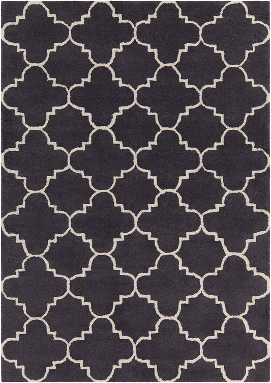 Chandra Davin Dav-25845 Black Geometric Area Rug