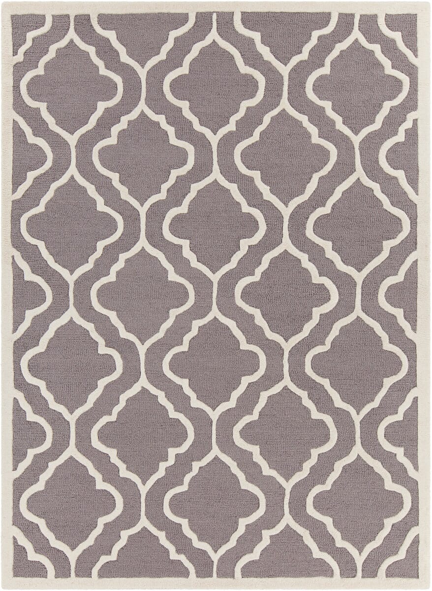 Chandra Davin Dav-25851 Grey / Cream Geometric Area Rug