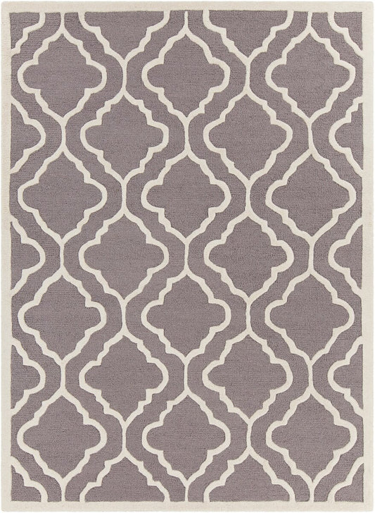 Chandra Davin Dav-25851 Grey / Cream Geometric Area Rug