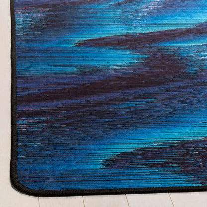 Safavieh Daytona Day120K Black / Turquoise Organic / Abstract Area Rug