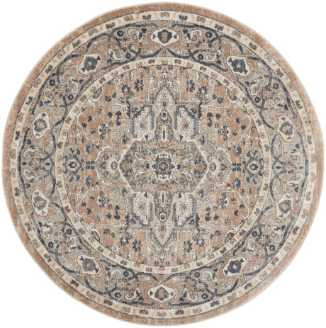 Nourison Quarry Qua05 Beige/Grey Area Rug