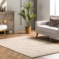 Nuloom Madison Moroccan Nma3560A Beige Area Rug