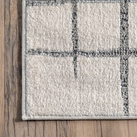 Nuloom Iset Contemporary Nis2422A Beige Area Rug