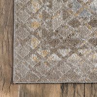 AreaRugs.com Wavaj Nwa1285A Beige Area Rug